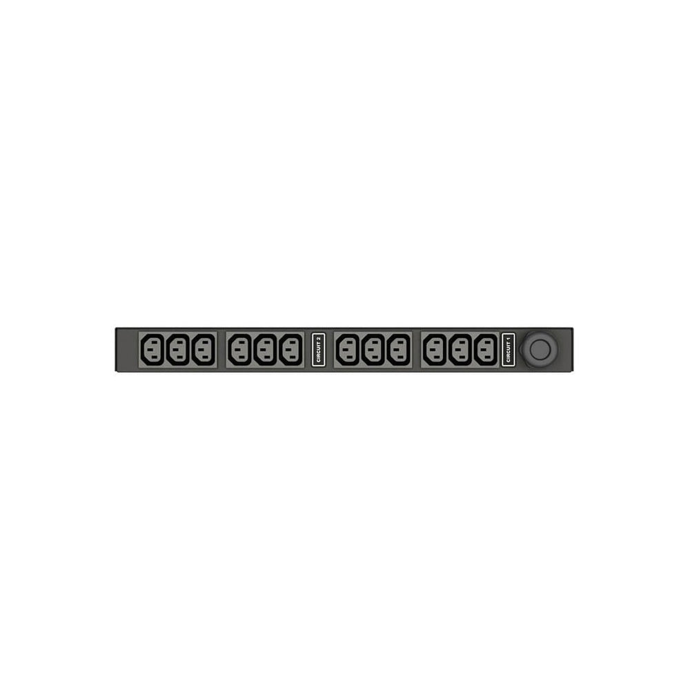 Vertiv Geist Basic Horizontal 30A 208V 4.9kW Rack-mountable PDU 12x C13-out VP9571A