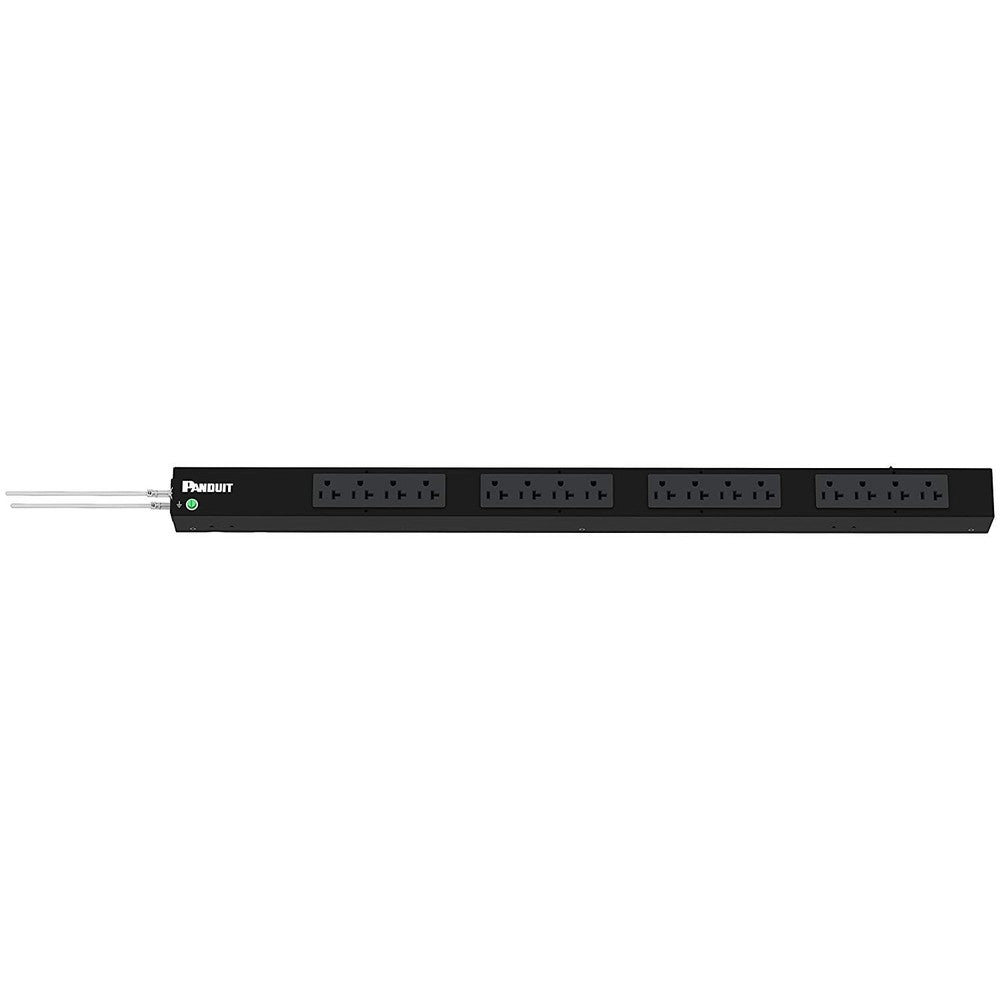 Panduit P16B07M 16x5-20R 120V 20A Single Phase 5-20P Vertical Basic PDU