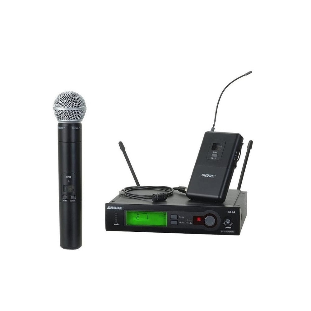 Shure Combo Wireless G5 Microphone Combo System SLX124/85/SM58-G5