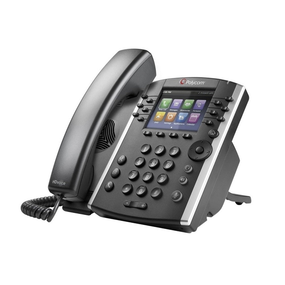 Polycom VVX 411 VoIP Phone With Power Supply 2200-48450-001