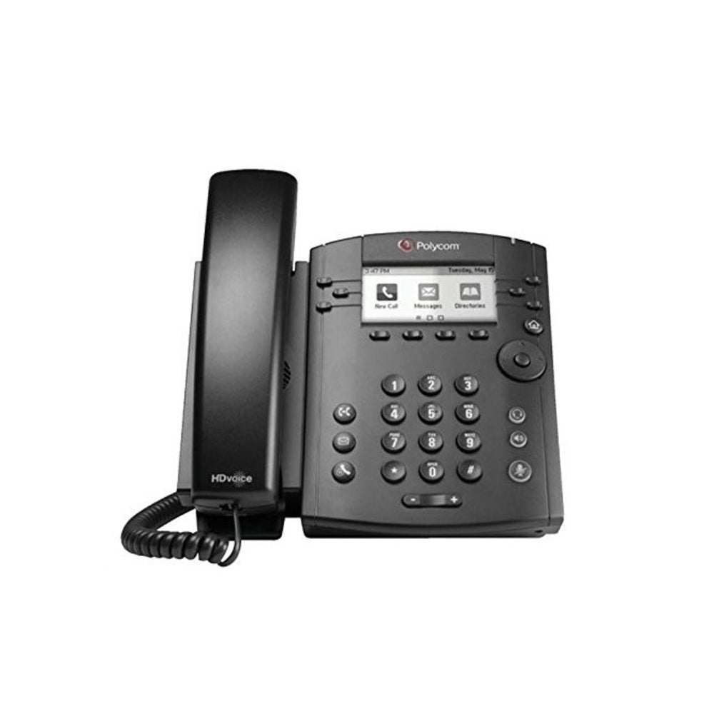 Polycom VVX 311 6-Line Desktop Phone With HD Voice (2200-48350-025) (Renewed)