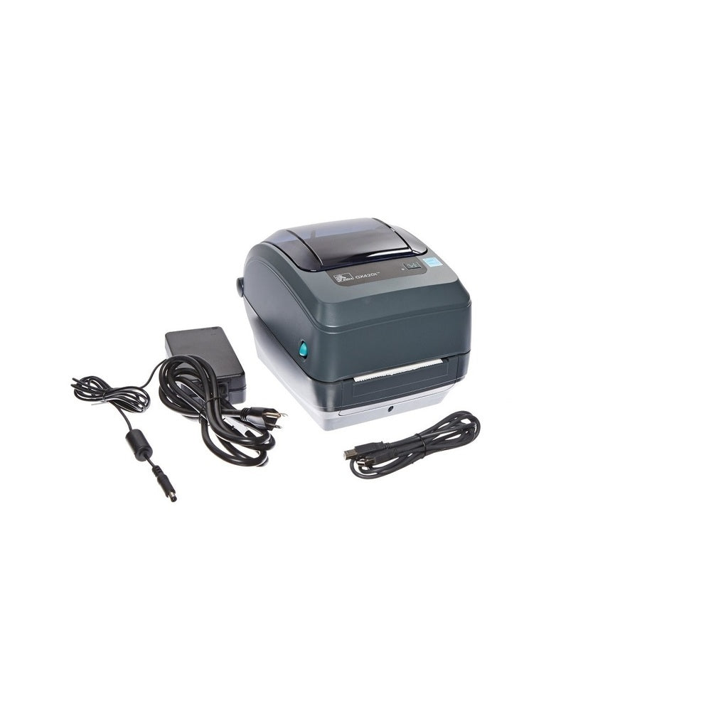 Zebra GX420t DT TT 203dpi Mono USB Serial Parallel Label Printer GX42-102510-000 (Unused)