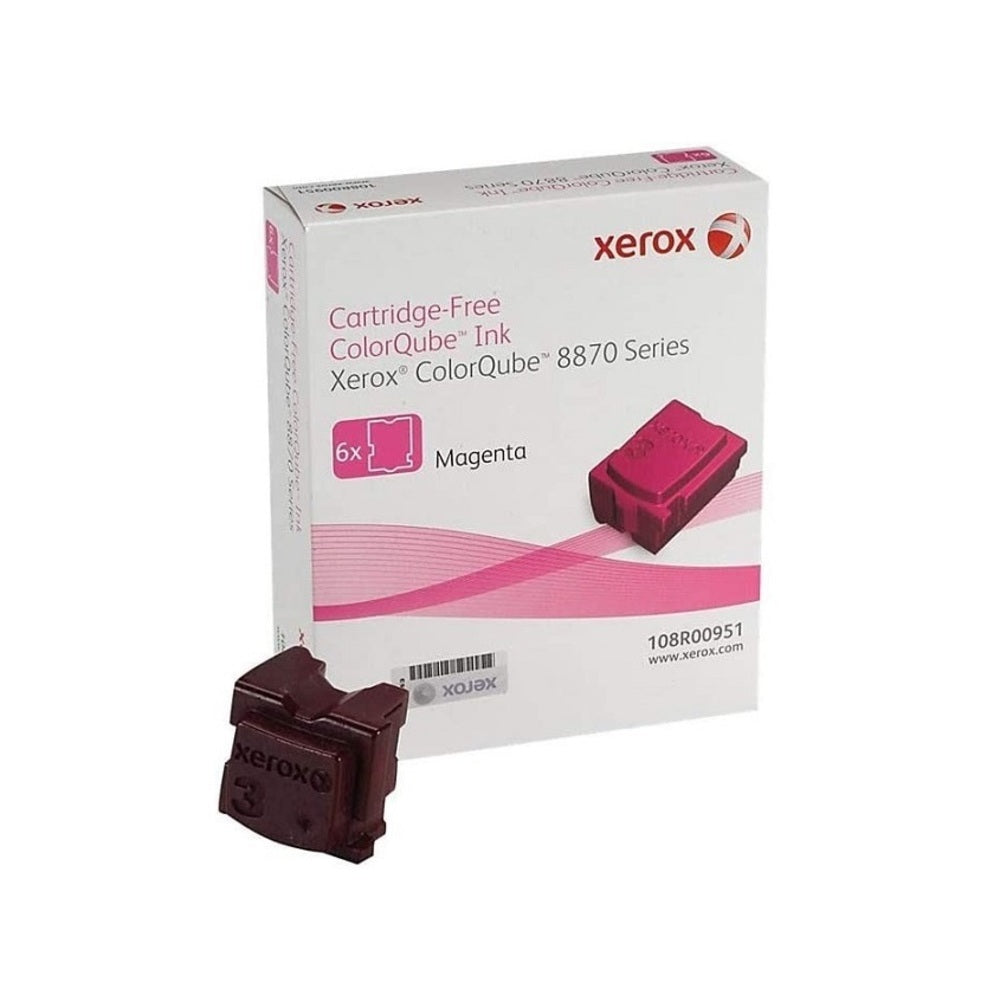 Xerox 108R00951 Colorqube Magenta Solid Ink 6x Sticks 6-Pack 108R00951