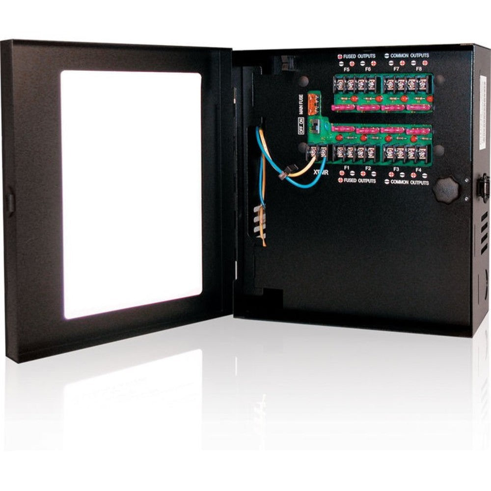 Hanwha Techwin 8 Camera 12VDC 5Amp Power Supply PWR-12DC-8-5