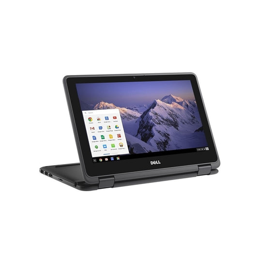 Dell Chromebook 11 3100 2-in-1 Intel Celeron N4000 1.1GHz 4GB 32GB SSD WebCam 11.6 TouchScreen Chrome OS NRCK2