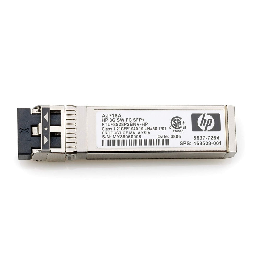 8GB HP StorageWorks Short Wave Fibre Channel SFP AJ718A