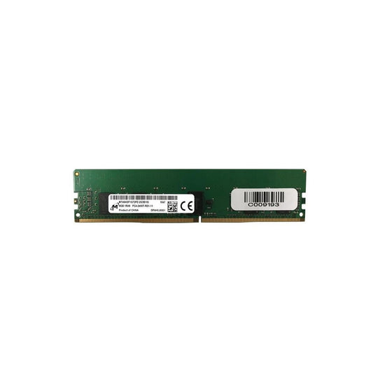 8GB Micron DDR4-2400MHz 1Rx8 PC4-2400T ECC Registered 288pin SDRAM Memory MTA9ASF1G72PZ