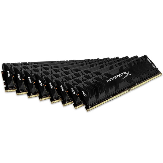 128GB Kingston HyperX DDR4-3000 CL15 288pin DIMM Memory Pack of 8 HX430C15PB3K8/128