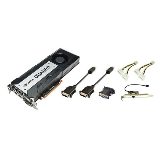 12GB PNY nVIDIA Quadro K6000 GDDR5 PCI-Expres 3.0 x16 Dual DisplayPort Dual DVI Graphics Card VCQK6000-PB