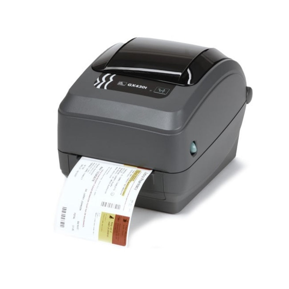 Zebra G-Series GX430t Thermal Transfer Monochrome Printer 300dpi USB Serial GX43-102710-000