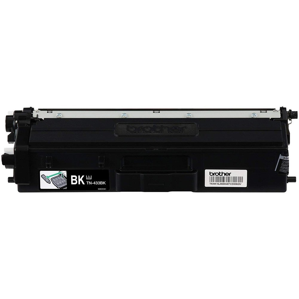 Brother Genuine TN-433BK Black High-Yield Toner Cartridge For HL-L8260CDW 8360