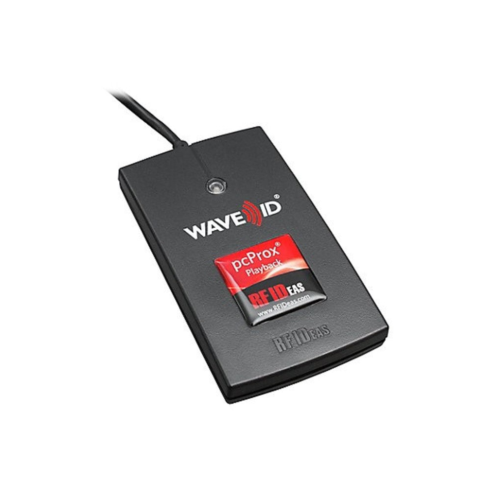 RF Ideas RDR-7085AKU pcProx Playback HID Iclass SE Black USB Reader