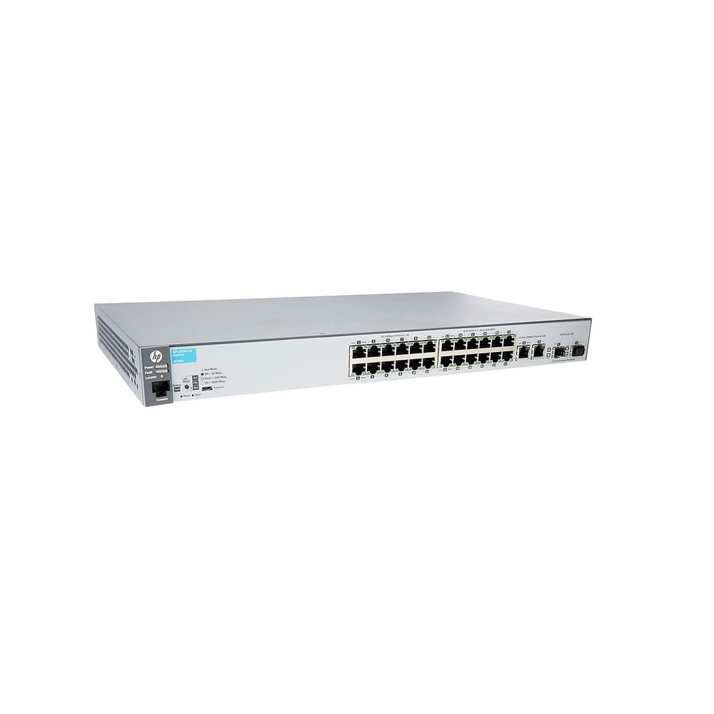 HP Aruba 2530-24 24-Ports 2x SFP (Free) 1U rack-mountable Switch J9782A#ABA