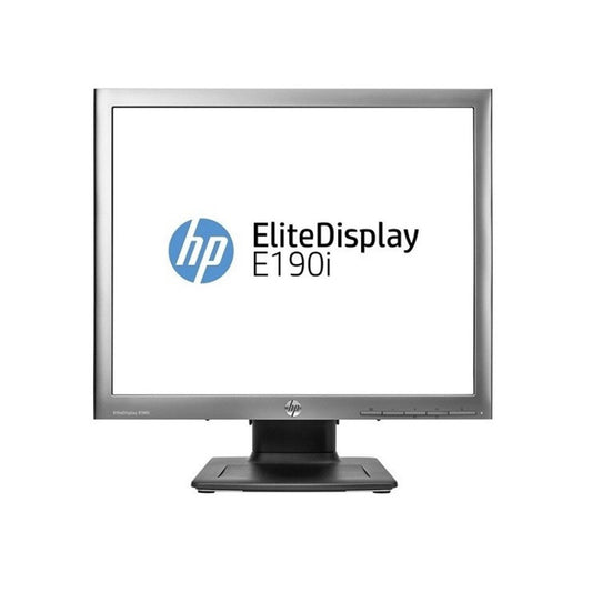 19 HP ELite E190i 1280x1024 VGA DVI-D DisplayPort USB Ultra Slim IPS LED LCD Black Monitor E4U30AA#ABA